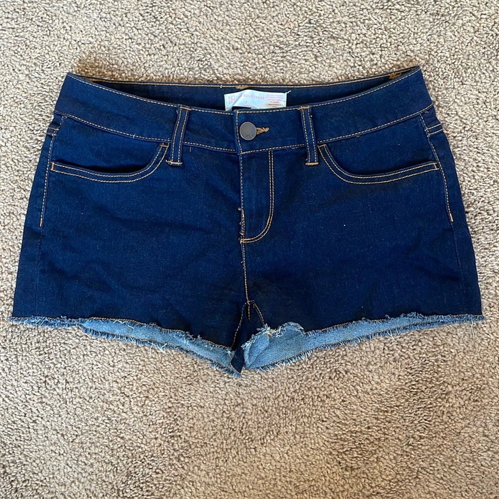 Navy Blue No Boundaries Jean Shorts Size 7